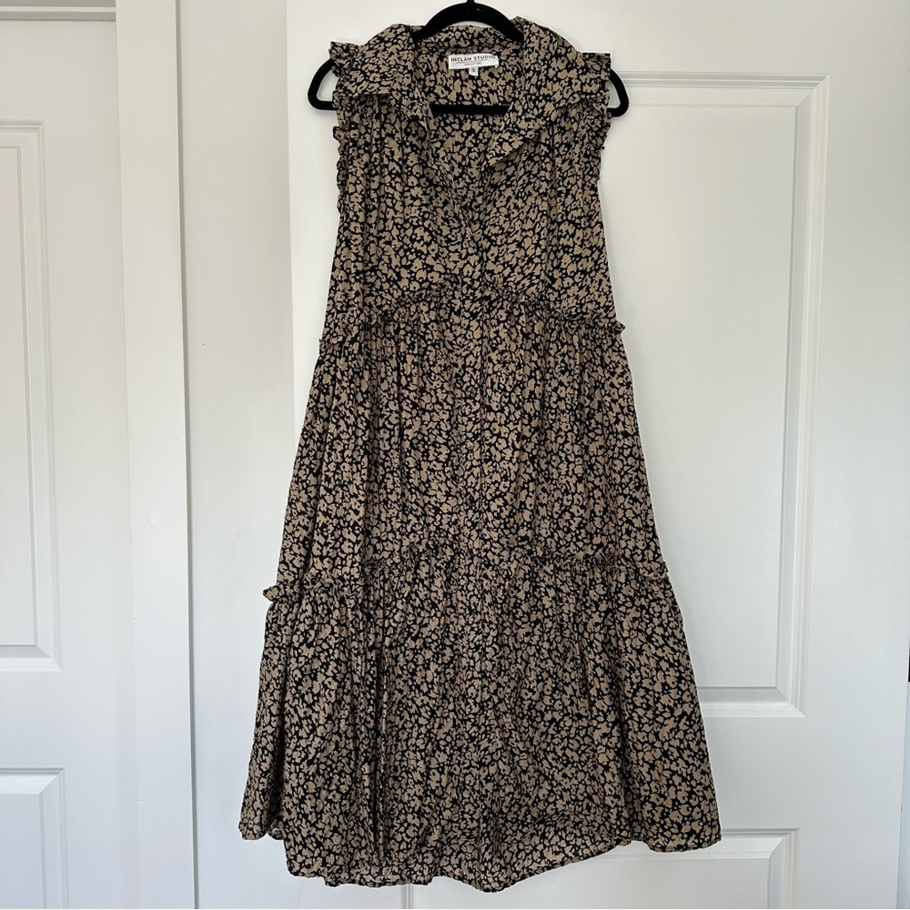 Inclán Studio (S) Houston Ready to Wear (Retired!) Printed Button Up Maxi Dress